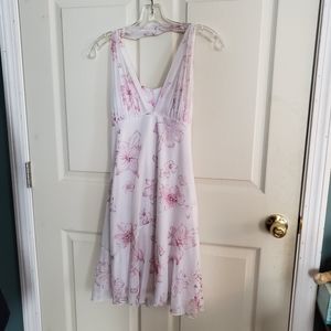 Taboo White Halter Dress.